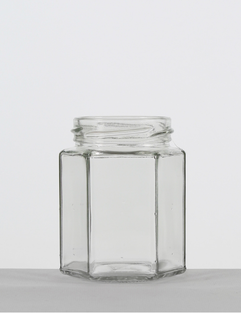 Hexagonal 191 ml weiß TO 58