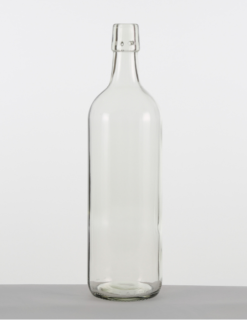 Lochmund-Kurzhals 1,0 ltr. weiß BV-Mdg.