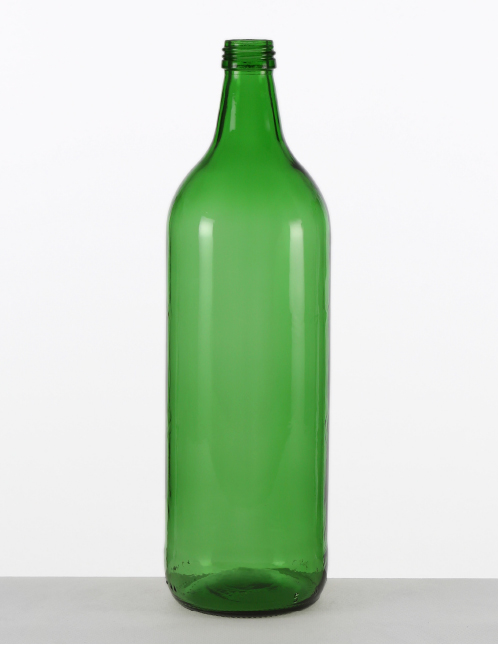 Glühweinflasche 1,0 ltr. grün MCA-Mdg.