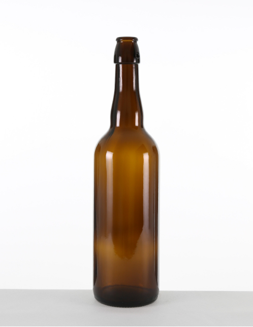Bügelverschlußflasche 0,75 ltr. Braun BV-Mdg.