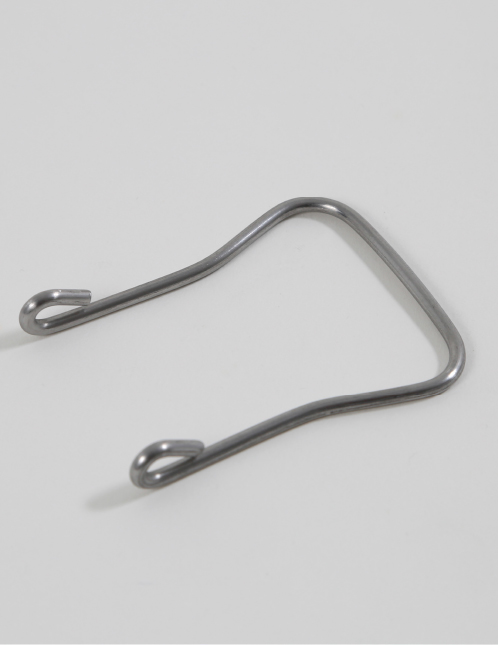 Tragegriff für Bügelverschluß aus Edelstahldraht