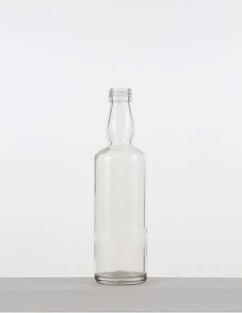 Kropfhals 0,35 ltr. weiß PP 28 stand.