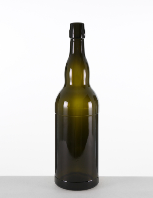 Maurerflasche KF 1,0 ltr. antikgrün BV-Mdg.