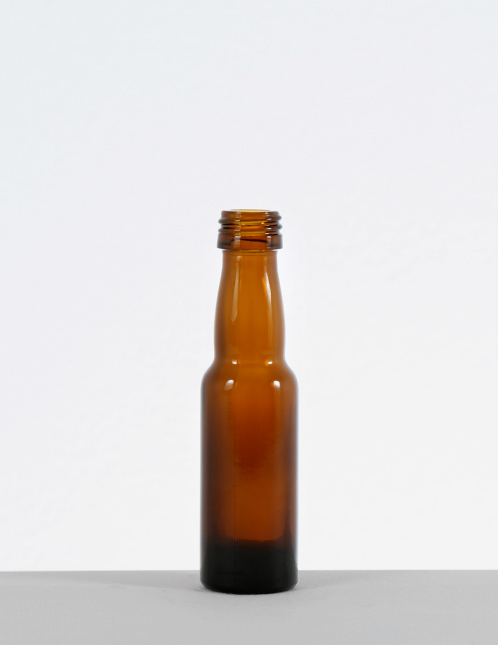 Kropfhals 20 ml braun PP 18 stand.