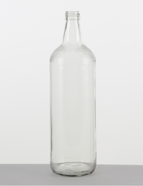 Kurzhals 1 ltr. weiß teilgeeist PP 28 stand.