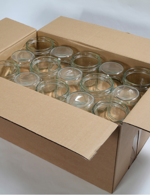 Konservenglas 230 ml weiß TO 82 im Karton