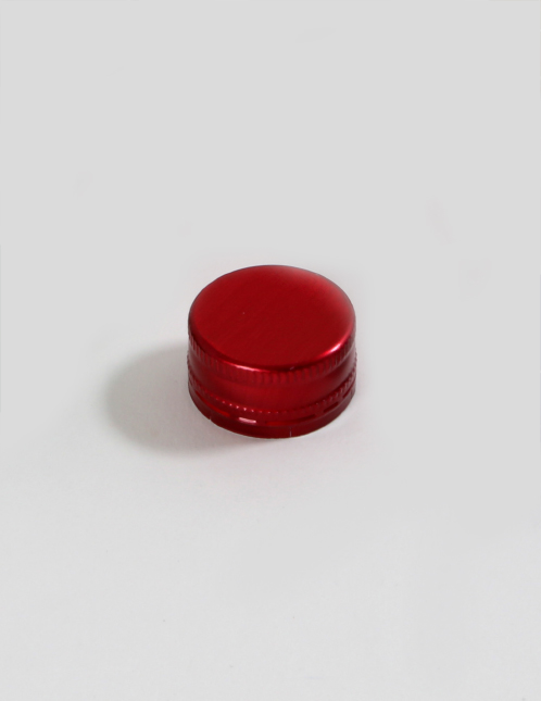 Alu-Schraubverschluss 6 SE rotlasiert
