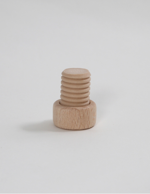 Holzgriffkorken mit PE-Kork 19,5 mm