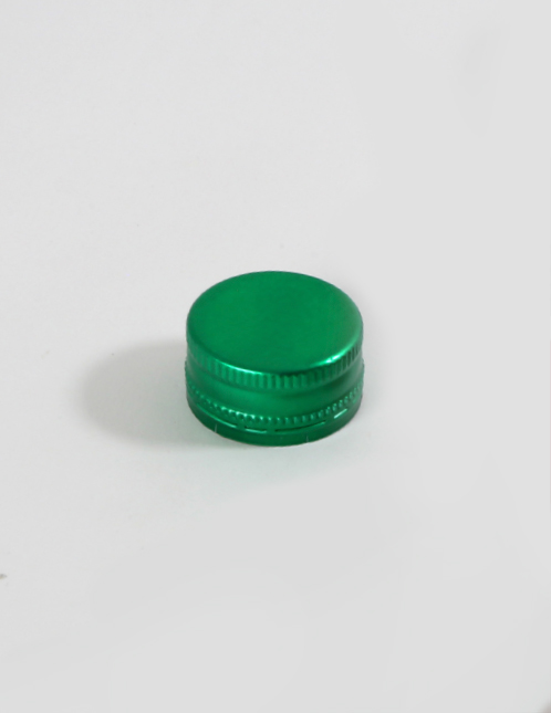 Alu-Schraubverschluss 6 SE grün lasiert