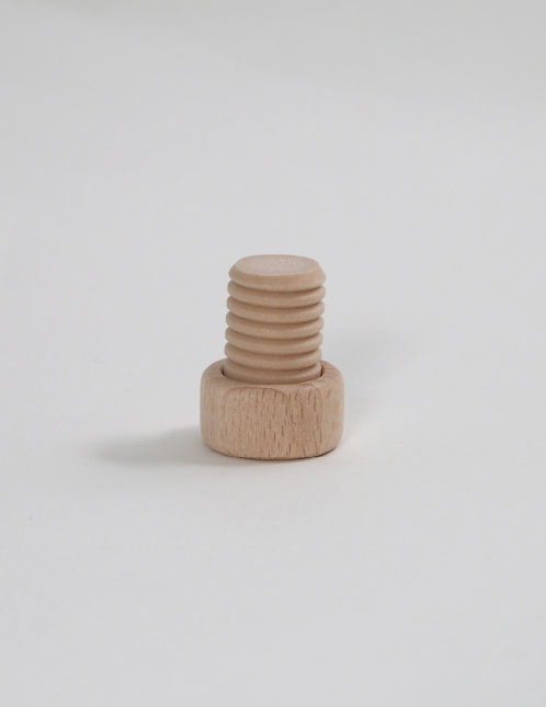 Holzgriffkorken mit PE-Kork 17,5 mm