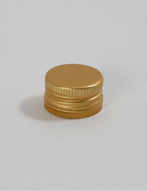 Alu-Verschraubungen Din 31,5 gold vorgerollt mit Sicherungsring