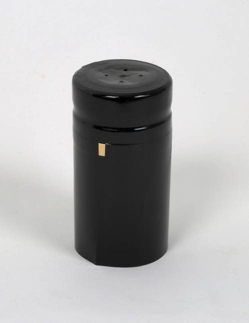 Schrumpfkapseln 35x65 mm schwarz-glänzend