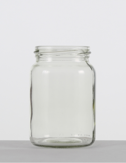 Marmeladenglas 370 ml weiß TO 66