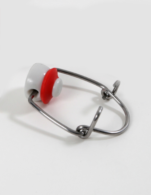 Bügelverschlüsse mit Porzellanknopf